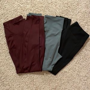 American Eagle The Everything Pocket Legging Bundle of 3 - Size M and M Curvy